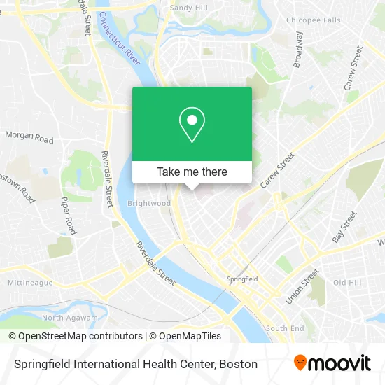 Springfield International Health Center map