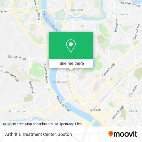Mapa de Arthritis Treatment Center