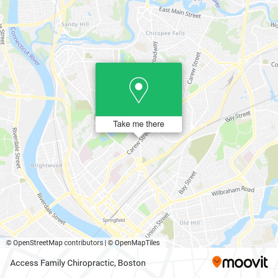 Access Family Chiropractic map