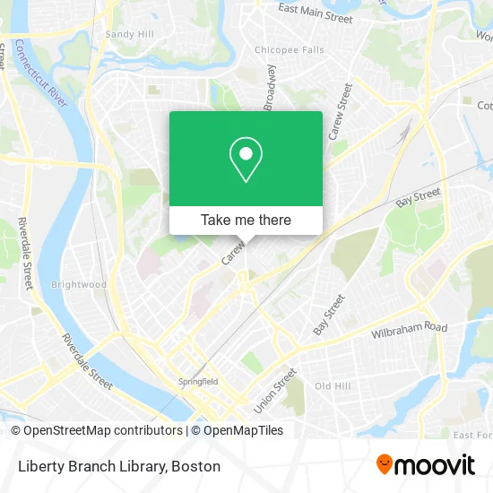 Mapa de Liberty Branch Library