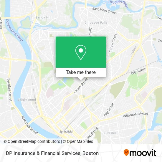 DP Insurance & Financial Services map