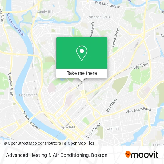 Advanced Heating & Air Conditioning map