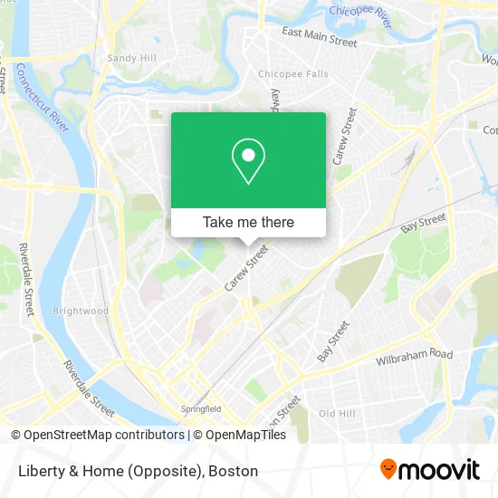 Liberty & Home (Opposite) map