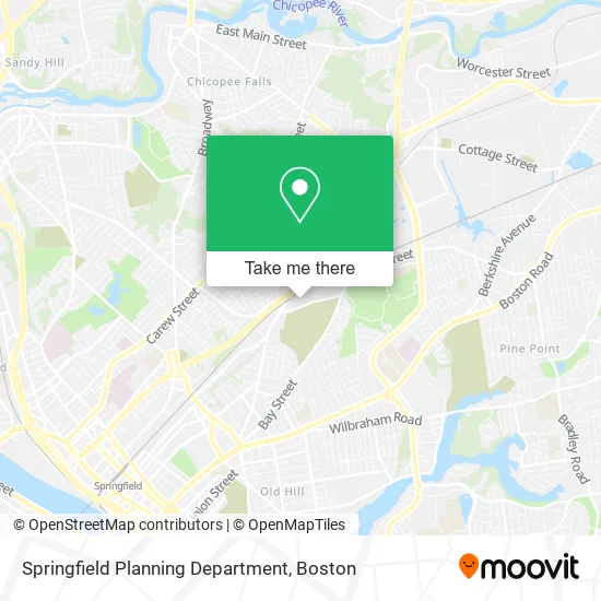 Mapa de Springfield Planning Department