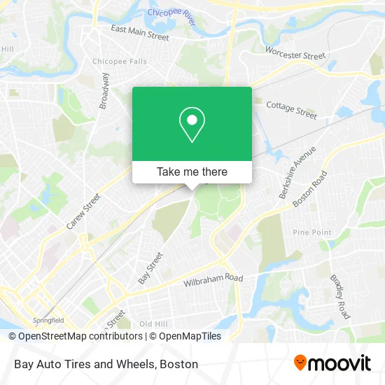 Bay Auto Tires and Wheels map