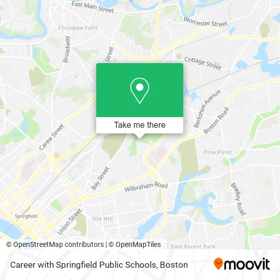 Career with Springfield Public Schools map