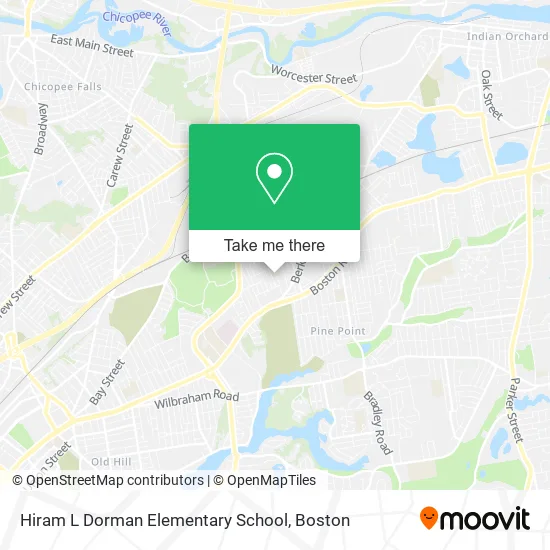 Hiram L Dorman Elementary School map