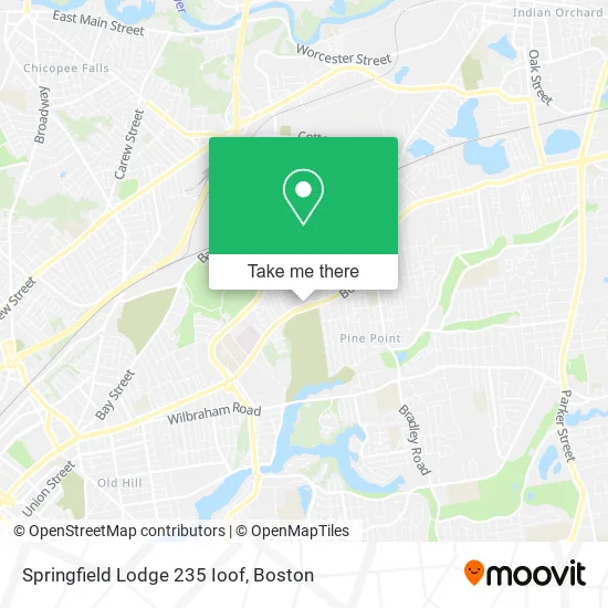 Springfield Lodge 235 Ioof map