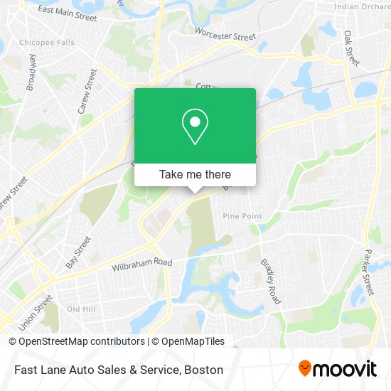Fast Lane Auto Sales & Service map