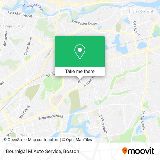 Mapa de Bournigal M Auto Service