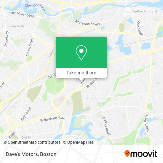 Dave's Motors map