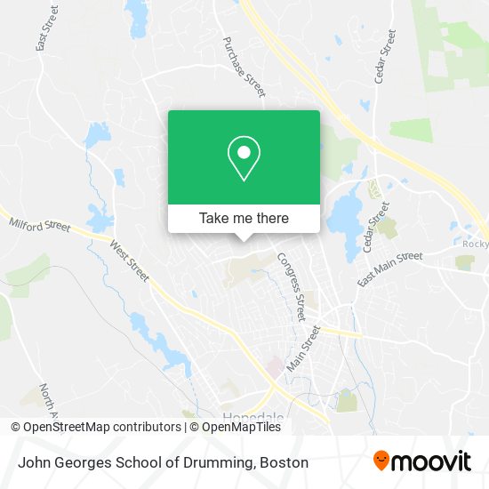 Mapa de John Georges School of Drumming