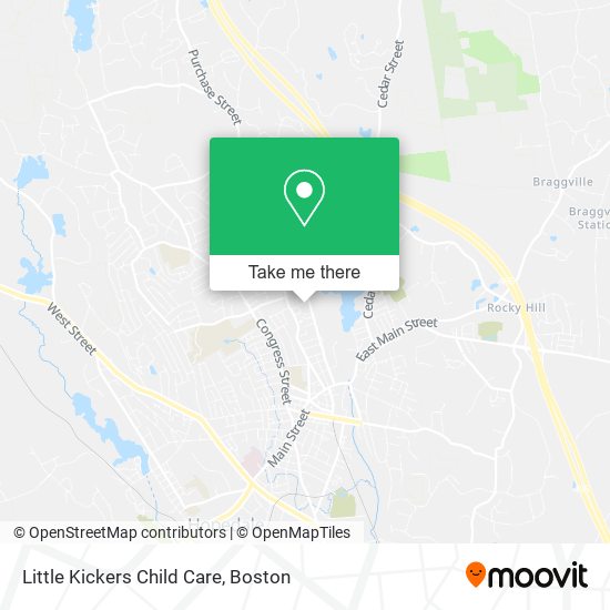 Mapa de Little Kickers Child Care