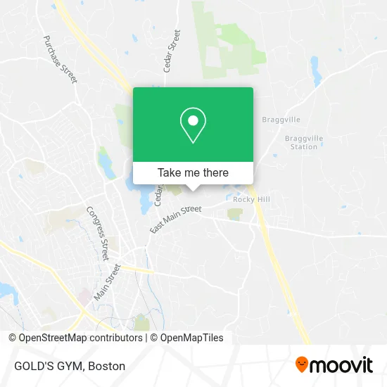 GOLD'S GYM map