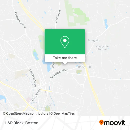 H&R Block map