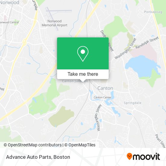 Advance Auto Parts map