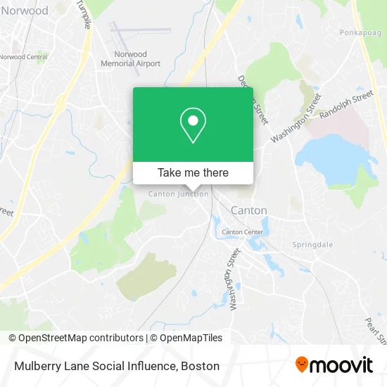 Mulberry Lane Social Influence map