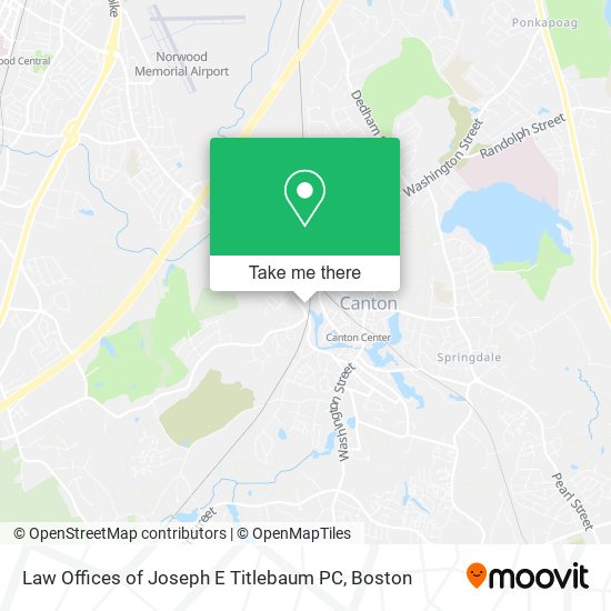 Mapa de Law Offices of Joseph E Titlebaum PC