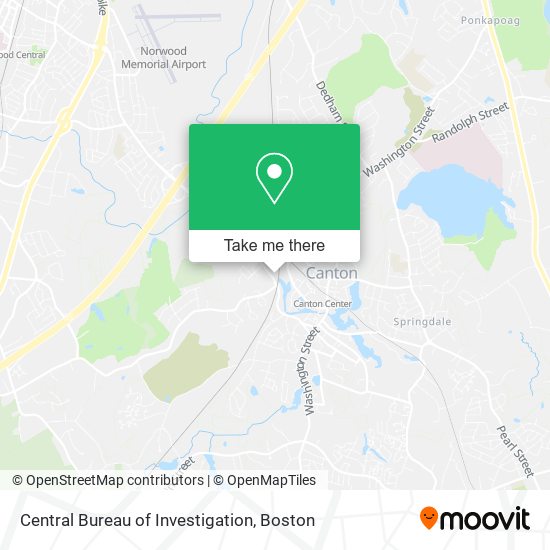 Mapa de Central Bureau of Investigation