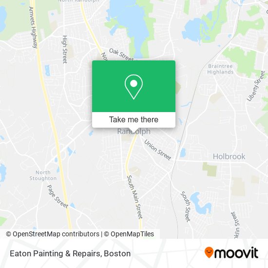 Eaton Painting & Repairs map