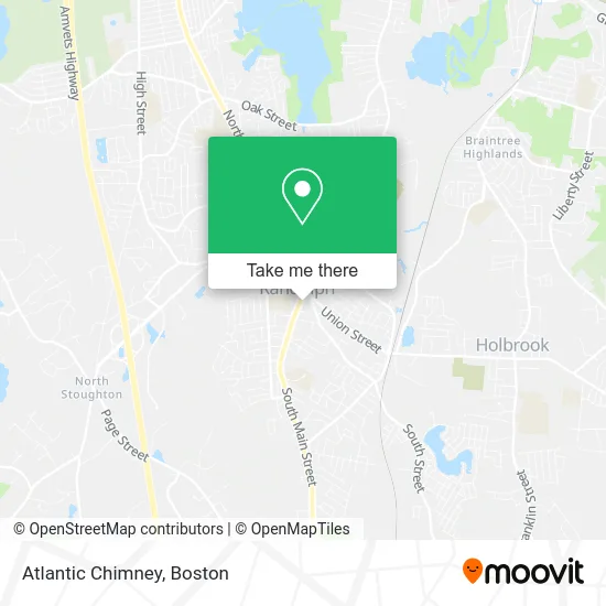 Atlantic Chimney map