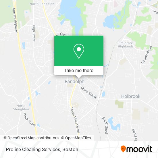 Proline Cleaning Services map