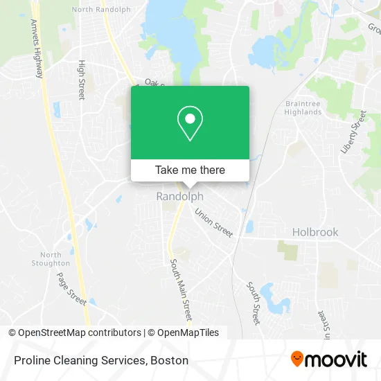 Proline Cleaning Services map