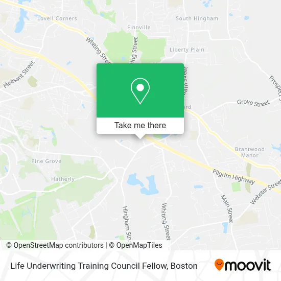 Life Underwriting Training Council Fellow map