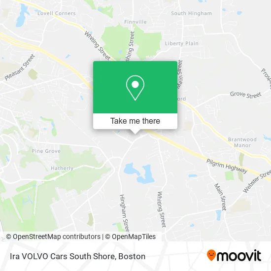Ira VOLVO Cars South Shore map