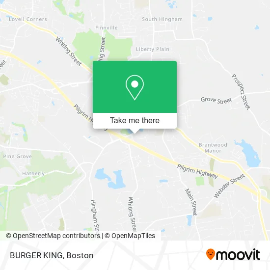 BURGER KING map