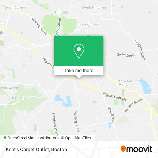 Kent's Carpet Outlet map