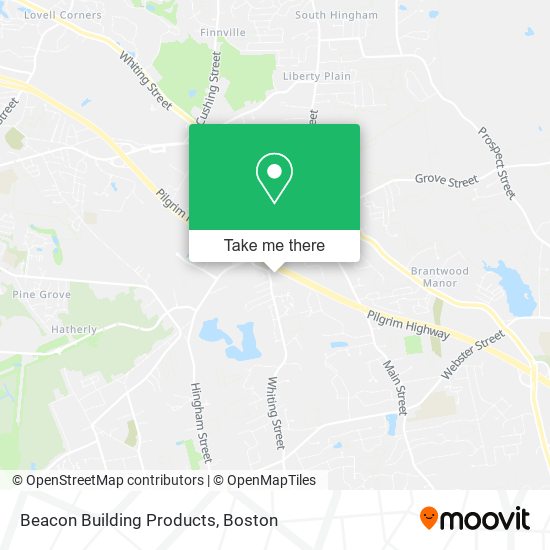 Beacon Building Products map