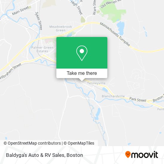 Baldyga's Auto & RV Sales map