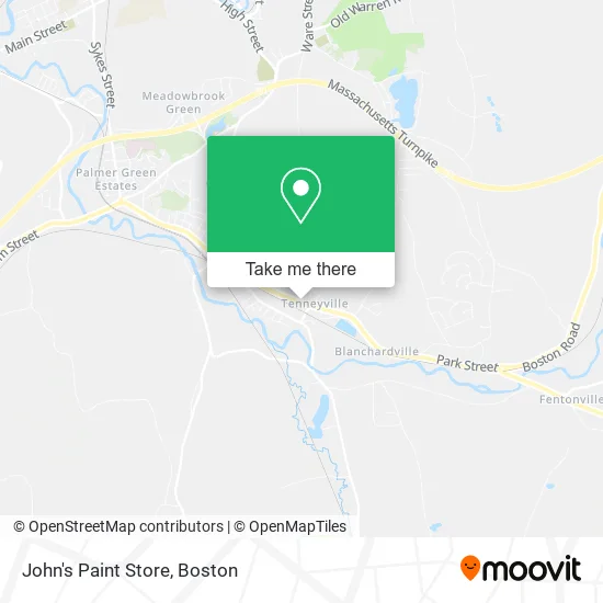 John's Paint Store map