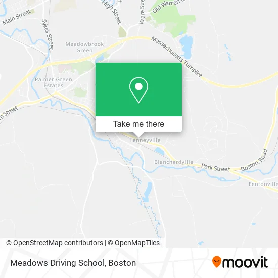 Meadows Driving School map