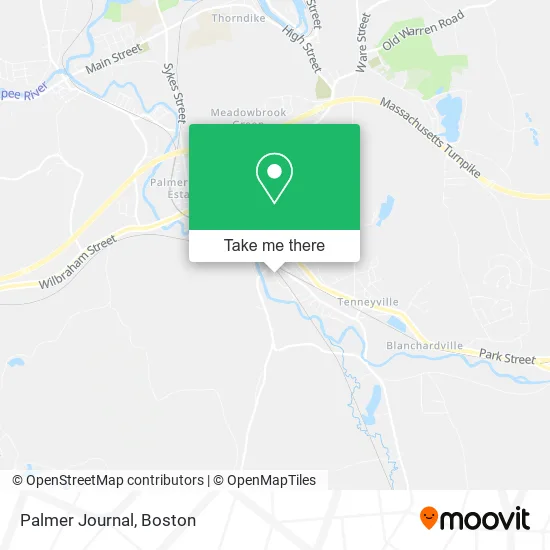 Palmer Journal map