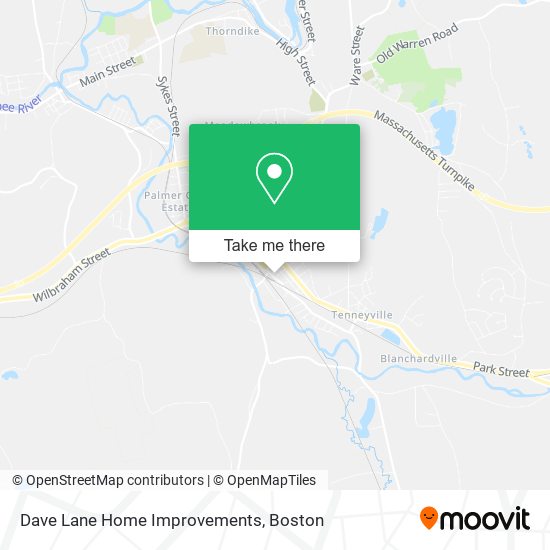 Dave Lane Home Improvements map