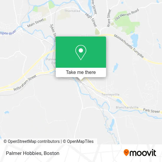 Palmer Hobbies map