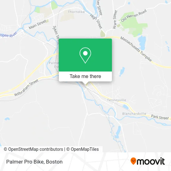 Palmer Pro Bike map