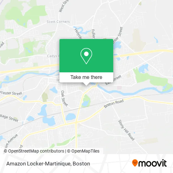 Amazon Locker-Martinique map