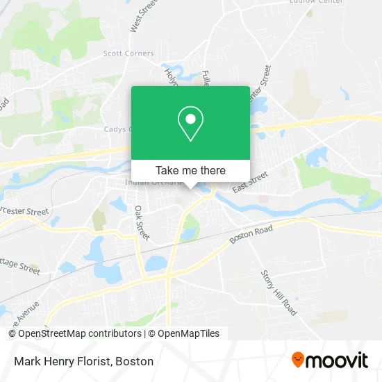 Mark Henry Florist map