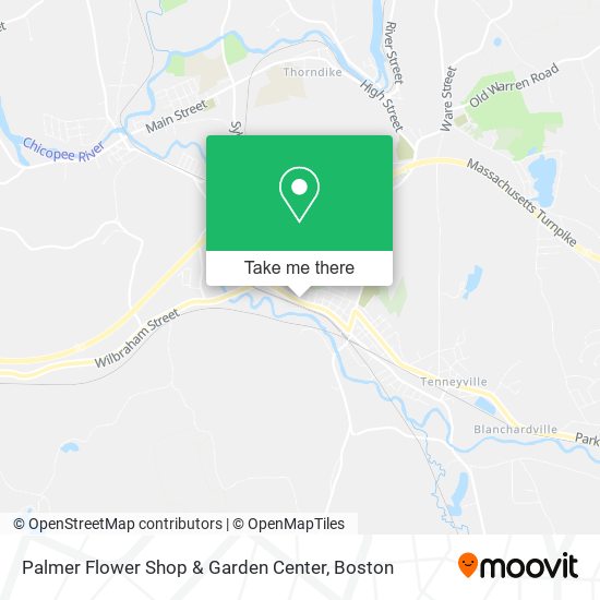 Palmer Flower Shop & Garden Center map