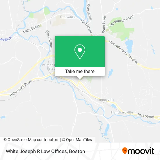 White Joseph R Law Offices map