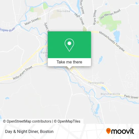 Day & Night Diner map