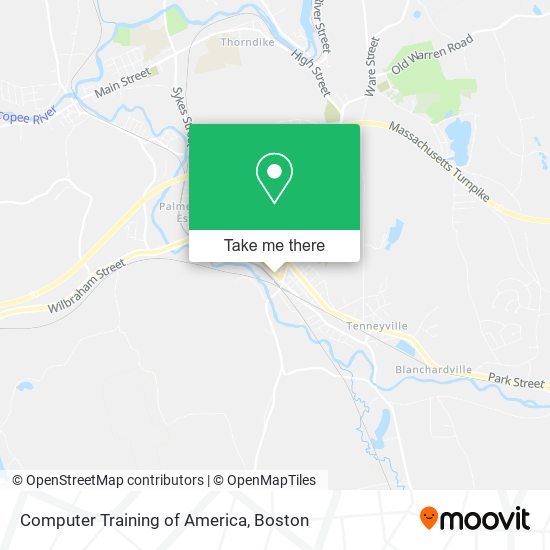 Computer Training of America map