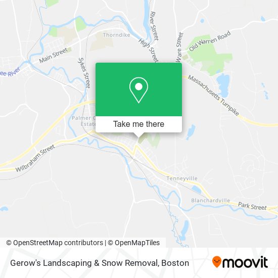 Mapa de Gerow's Landscaping & Snow Removal