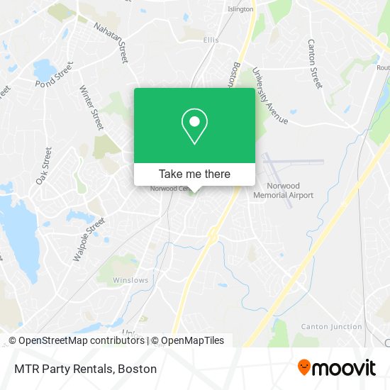 MTR Party Rentals map