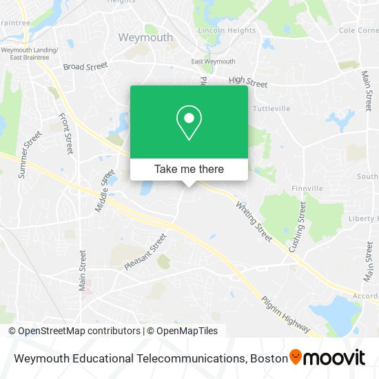 Weymouth Educational Telecommunications map