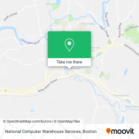 National Computer Warehouse Services map