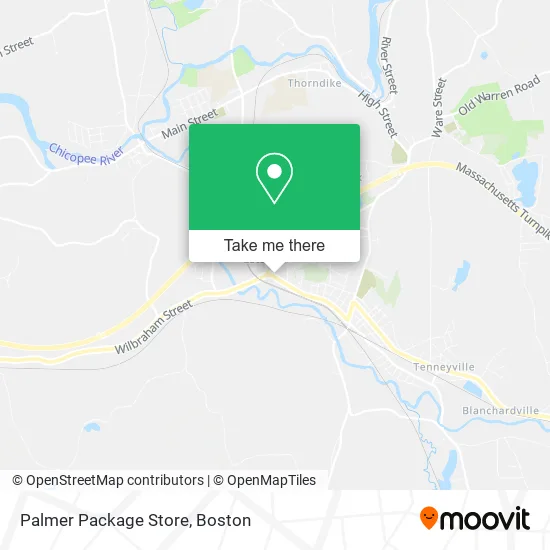 Palmer Package Store map